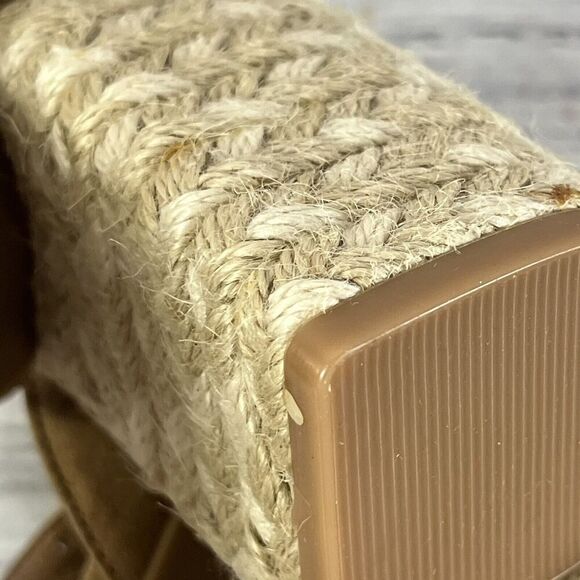 Fergalicious by Fergie Heels Sandals Shoes size 5.5M Tan Espadrille Wedding - Picture 10 of 10